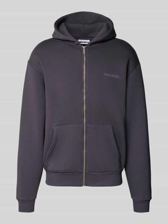 Review Sweatjacke mit K&auml;nguru-Tasche in Anthrazit, Gr&ouml;&szlig;e M