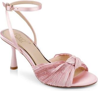 Badgley Mischka Ibis Ankle Strap Sandal in Pale Pink at Nordstrom, Size 8.5