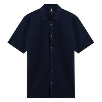 Ted Baker Zebra Regular Navy Linnen Overhemd