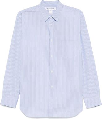 Comme Des Gar&ccedil;ons striped shirt - men - Cotton - S - Blue
