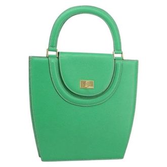 Bally Pre-owned Handbags, female, Green, Size: ONE SIZE Pre-owned Handbag