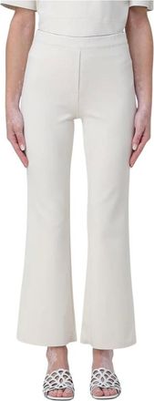 Liviana Conti Dames, Broeken, Wit, Maat: 2XS