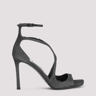 Jimmy Choo London Black Azia Ankle Strap Heels