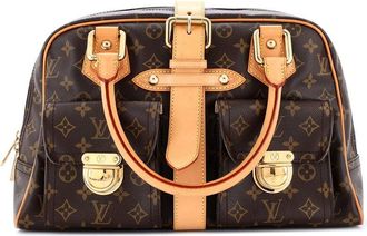 Louis Vuitton Brown Monogram Canvas Manhattan Gm (Authentic Pre-Loved)