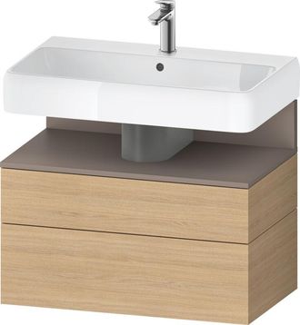 Duravit Qatego Mueble Bajo Lavabo, 1 Extra&iacute;ble Y 1 Caj&oacute;n, - Duravit