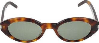 Saint Laurent SL 567 Zonnebril - Dames - Accessoires - Bruin - Maat: 51 MM Nylon