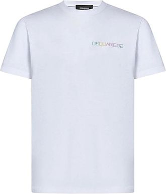 Dsquared2 T-Shirts, male, White, Size: S T-Shirt