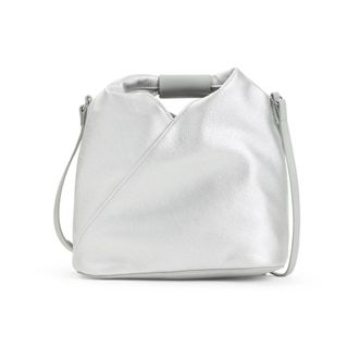 Maison Margiela Handbags, female, Gray, Size: ONE SIZE Classic Japanese Crossbody Bag