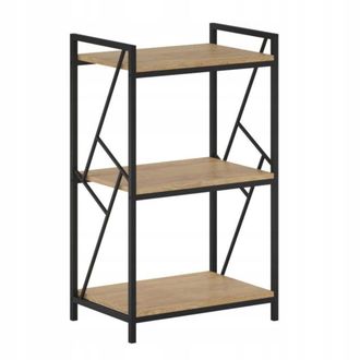 OEM Libreria R2-fx (3p) In Rovere Naturale M33 (struttura Nera)