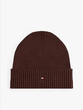 Tommy Hilfiger Hilfiger Flag Embroidery Beanie With Cashmere