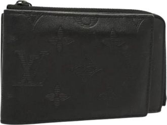 Louis Vuitton Pre-owned Vintage leren portemonnee - Dames - Vintage Accessoires - Zwart - ONE Size - Leer - Vintage
