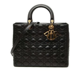 Dior Pre-owned Dior Large Lambskin Cannage Lady Dior Ladies 3TT5FPHQ1JA6X99N