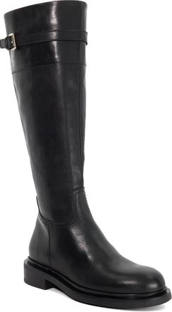 Dune London Womens Ladies Tallas - Leather Knee High Boots - Black - Size UK 4