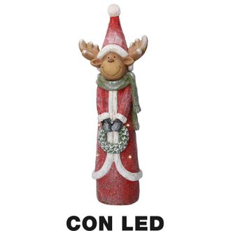 Vacchetti Vacchetti - Reno Resina Led Rojo Cm22,5x16h65,5