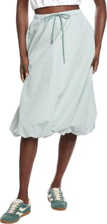 Hunter Bubble Hem Midi Skirt