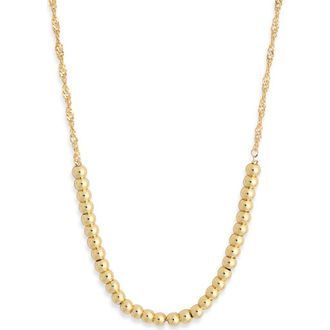 Nordstrom Rack Demi Fine Ball Chain Necklace in Gold at Nordstrom Rack
