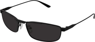 Balenciaga Grey Rectangular Unisex Sunglasses BB0451S 001 61