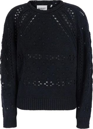 Isabel Marant Truien - Dames - Ronde hals truien - Zwart - S - Truien & Vesten