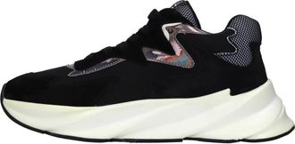 Elena Iachi E2210 Suedenero - Dames - Sneakers - Zwart - 36 EU - Leer - Schoenen