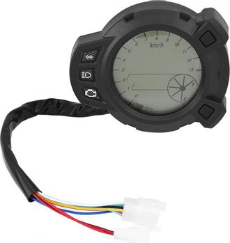 OEM Veloc&iacute;metro Digital Lcd, Od&oacute;metro Para Motocicleta, Tac&oacute;metro, Indicadores, Pantalla De 7 Colores, Apto Para Bms125