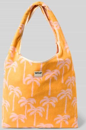Wouf Umh&auml;ngetasche mit Label-Patch Modell Tenerife in Orange, Gr&ouml;&szlig;e 1