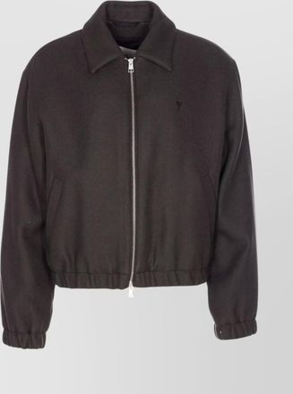 Ami tailored blazer with collared neck and pockets