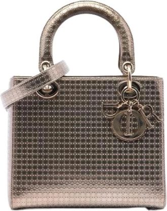 Dior Borsa Lady Dior Pre-owned - - Pre-owned - Donna - Giallo - ONE SIZE