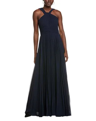 Teri Jon by Rickie Freeman Solid Maxi Dress