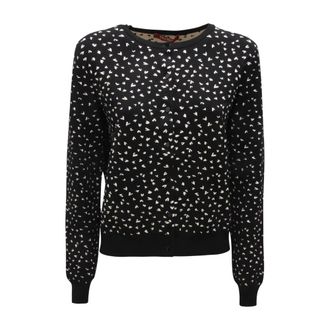 Max Mara Dames, Truien, Zwart, Maat: L Wol