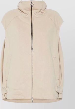 Sportmax oversized cotton sweatshirt vest