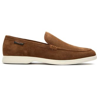 Simon Carter Mens Tanius Loafer Shoes - Tan Suede - Size UK 11