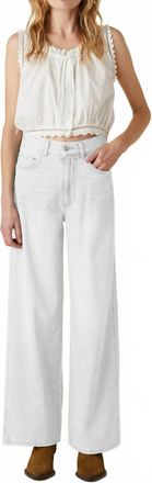 LE JEAN Juliette Wide Leg Pants In White