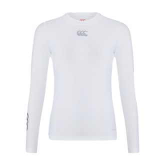 Canterbury Of New Zealand Dames/Dames Thermoreg Base Layer Top met lange mouwen (Wit)