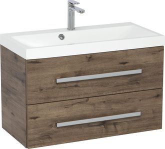 Puma Naturel - Mueble Bajo Lavabo Cube Way 80x40 Cm Roble Wellington (cube280zdw)