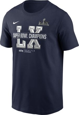 Nike Seattle Seahawks Super Bowl LX Champions Sacrifice Nike Mens NFL T-Shirt in Blue | N19941S78X-AVB