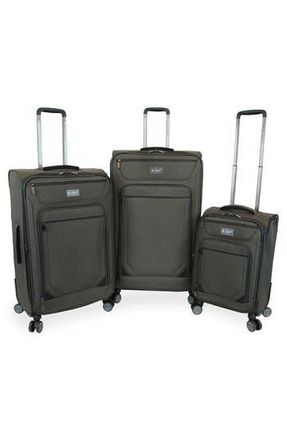 Original Penguin Hedge XL 3-Piece Softside Luggage Set in Black Crosshatch at Nordstrom Rack