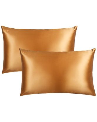 Blissy Set Of 2 100% Mulberry Silk Pillowcases