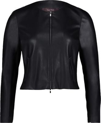 Vera Mont Jassen, Dames, Zwart, 2Xl, Blazerjas met rits