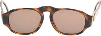 Chanel Pre-owned Accessories, female, Brown, Size: ONE SIZE Pre-owned Logo cc sunglasses
