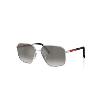 Prada PS A50S 1Bc02M Sunglasses - male - Prada - Sunglasses - Gray - 60 MM - Accessories
