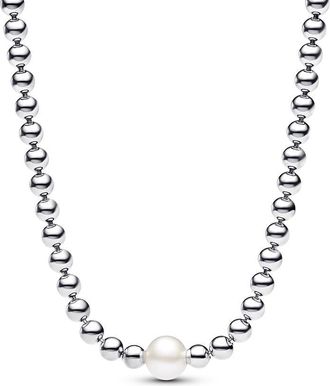 Pandora Treated Freshwater Cultured Pearl & Beads Collier Necklace