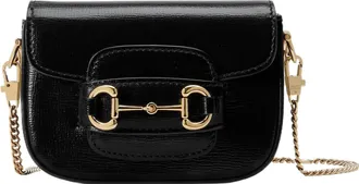 Gucci (WMNS) Gucci Horsebit 1955 Super Mini Bag Black 760253-AAA7G-1000