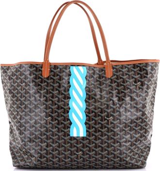 Goyard Saint Louis Tote Printed Coated Canvas GM