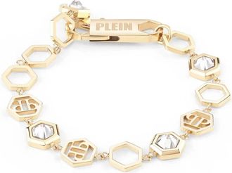 Philipp Plein Hexagon Lux Chain Bracelet - Dames - Armbanden - Geel - ONE Size - Accessoires