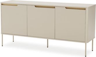 Koketto Home Aparador de 150 cm en color beige con puertas
