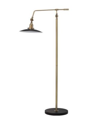 Shine Studio Mid-Century Modern Floor Lamp - Antique Brass in Brass Finish at Nordstrom