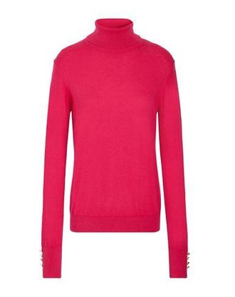 8 by YOOX KNIT METAL BUTTONS DETAIL ROLL-NECK