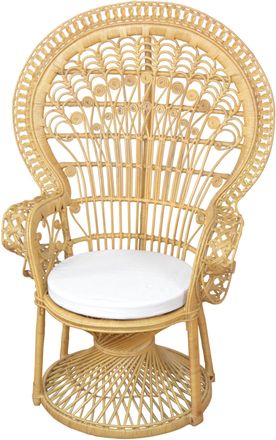 Hofmann Living and More Rattanstuhl () mit Kissenauflage