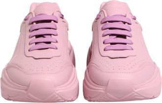 Dolce & Gabbana Pink Leather Daymaster Low Top Sneakers Mens Shoes
