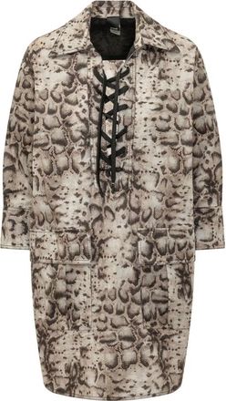 Pinko Sleeveless Dress - Dames - Shirt Kleedjes - Beige - S - Kleedjes